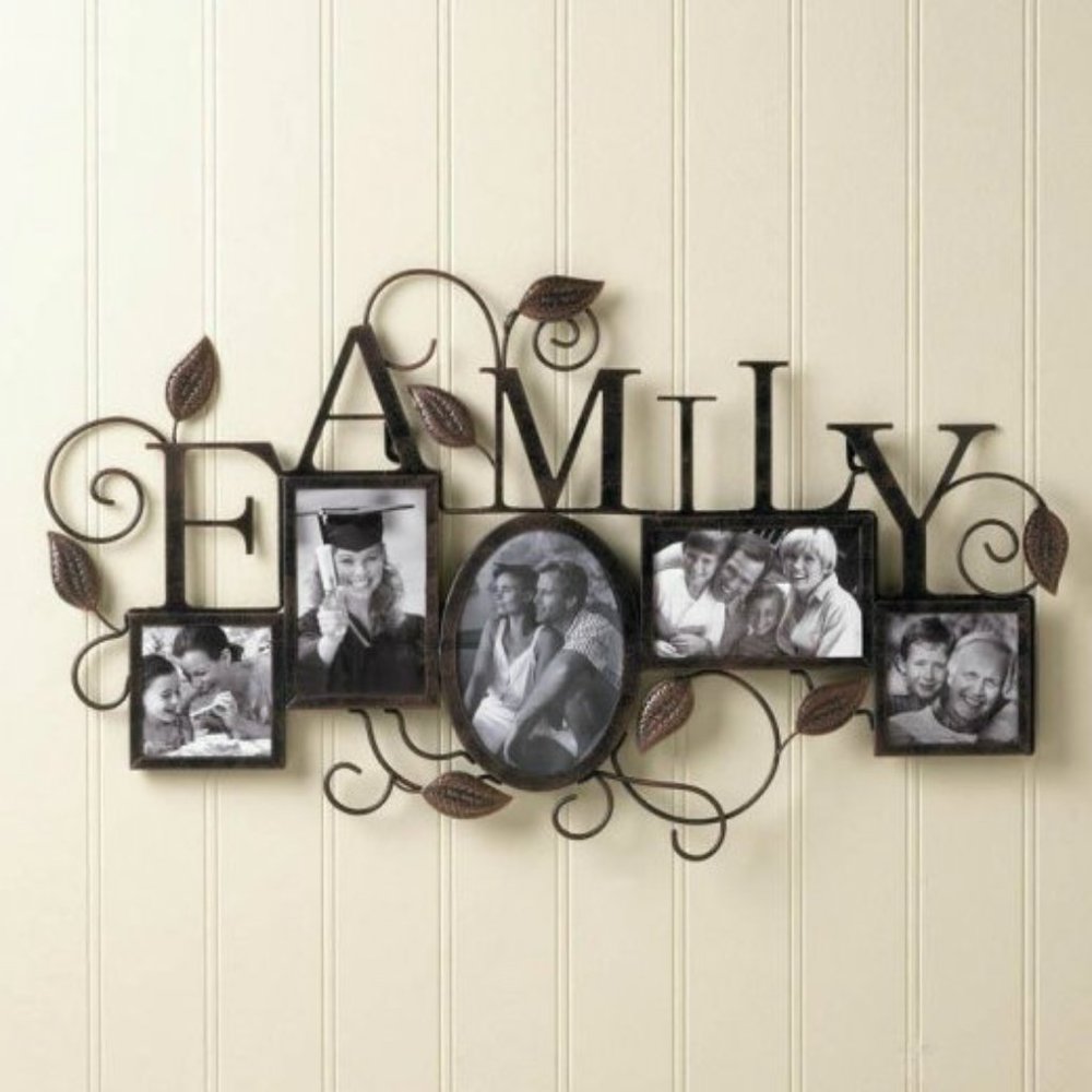 NEW FAMILY Wall Frame - 5 Photos